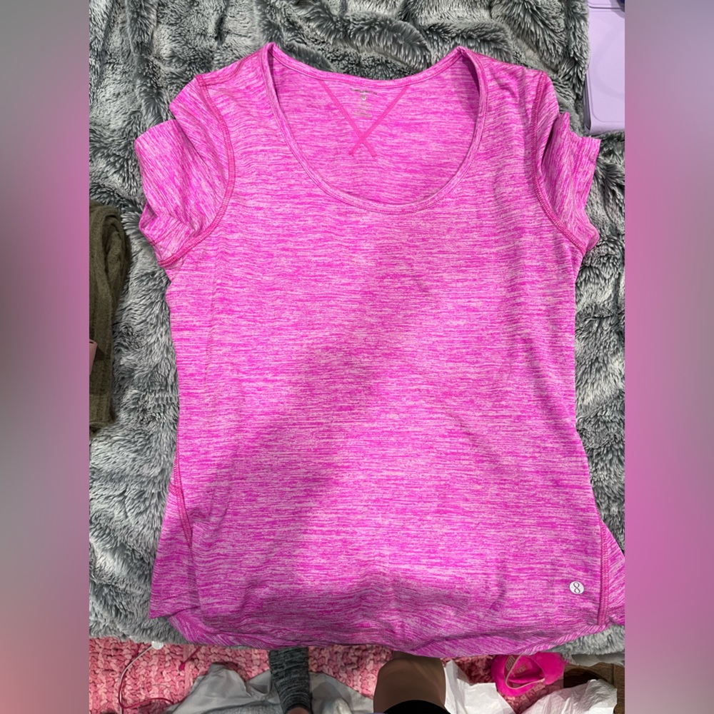 Pink work out shirt